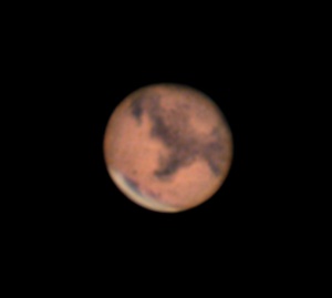 Mars - Just Past Opposition  by Terry Riopka
