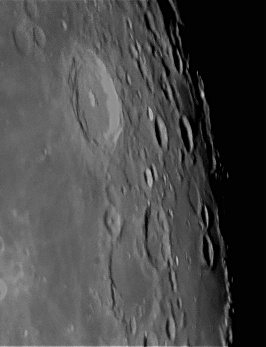 Moon - Mare Fecunditatis and Lagrenus Crater  by Terry Riopka