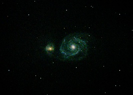 M51 - Whirlpool Galaxy  by Terry Riopka