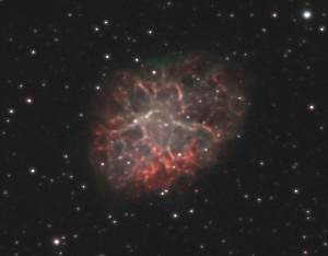 M1 - Crab Nebula using L-eNhance Filter - by Terry Riopka
