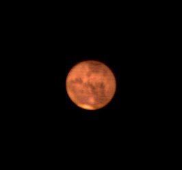 Mars-with-Dark-Blue-Filter - Just fter Opposition  by Terry Riopka