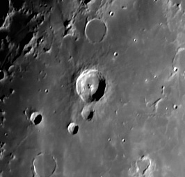 Moon - Bullialdus Crater  by Terry Riopka